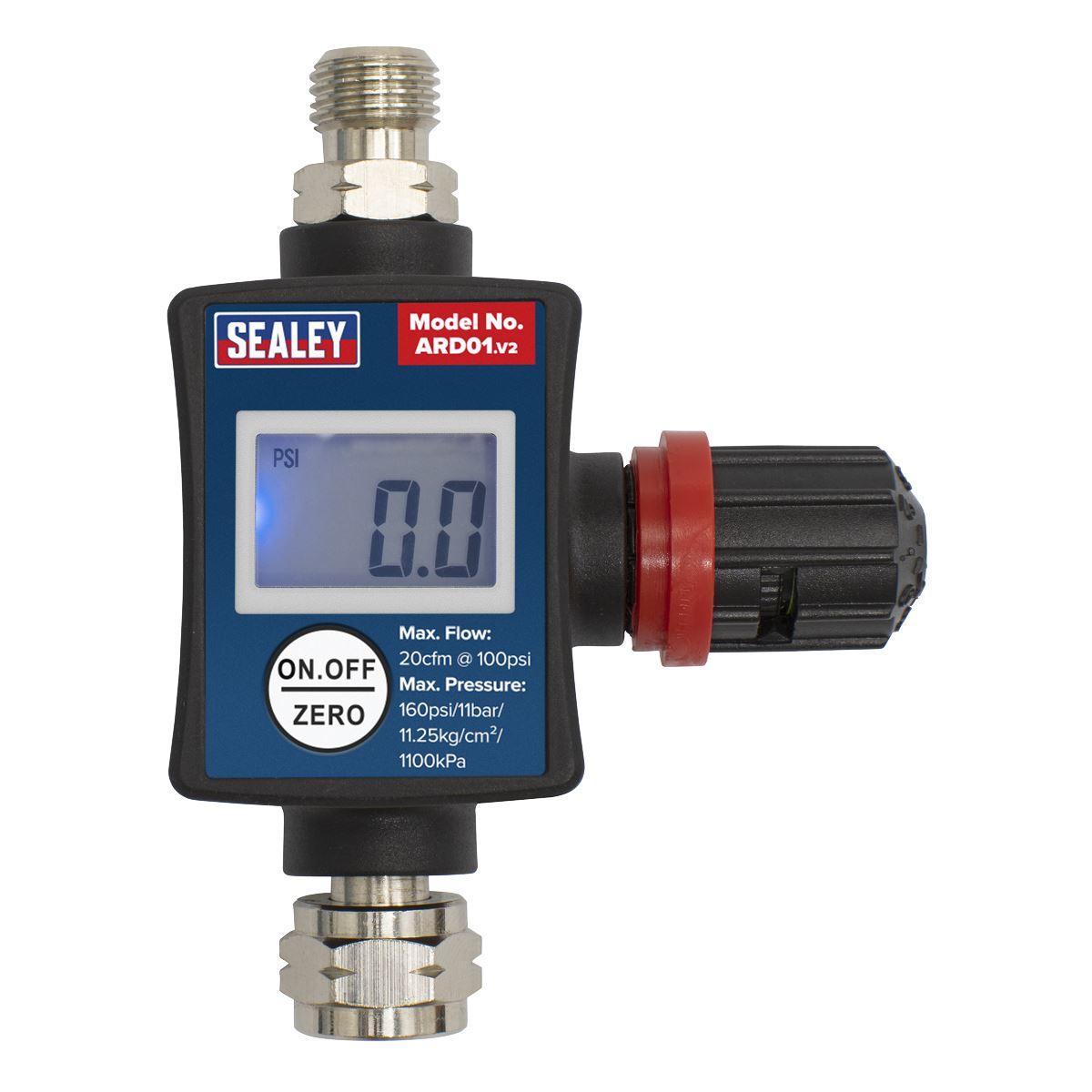 Sealey ARD01 On-Gun Digital Pressure Regulator/Gauge Sealey