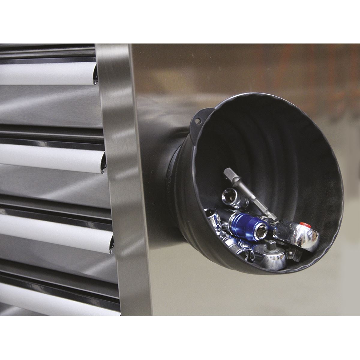 Sealey AK2319B Magnetic Collector Ø150mm Black Sealey