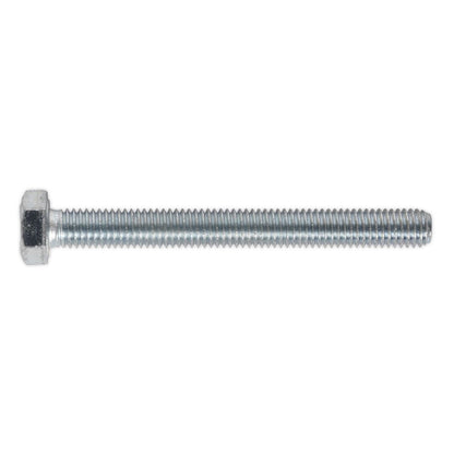 Sealey SS875 HT Setscrew M8 x 75mm 8.8 Zinc Pack of 25 Sealey