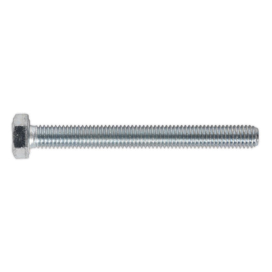 Sealey SS875 HT Setscrew M8 x 75mm 8.8 Zinc Pack of 25 Sealey
