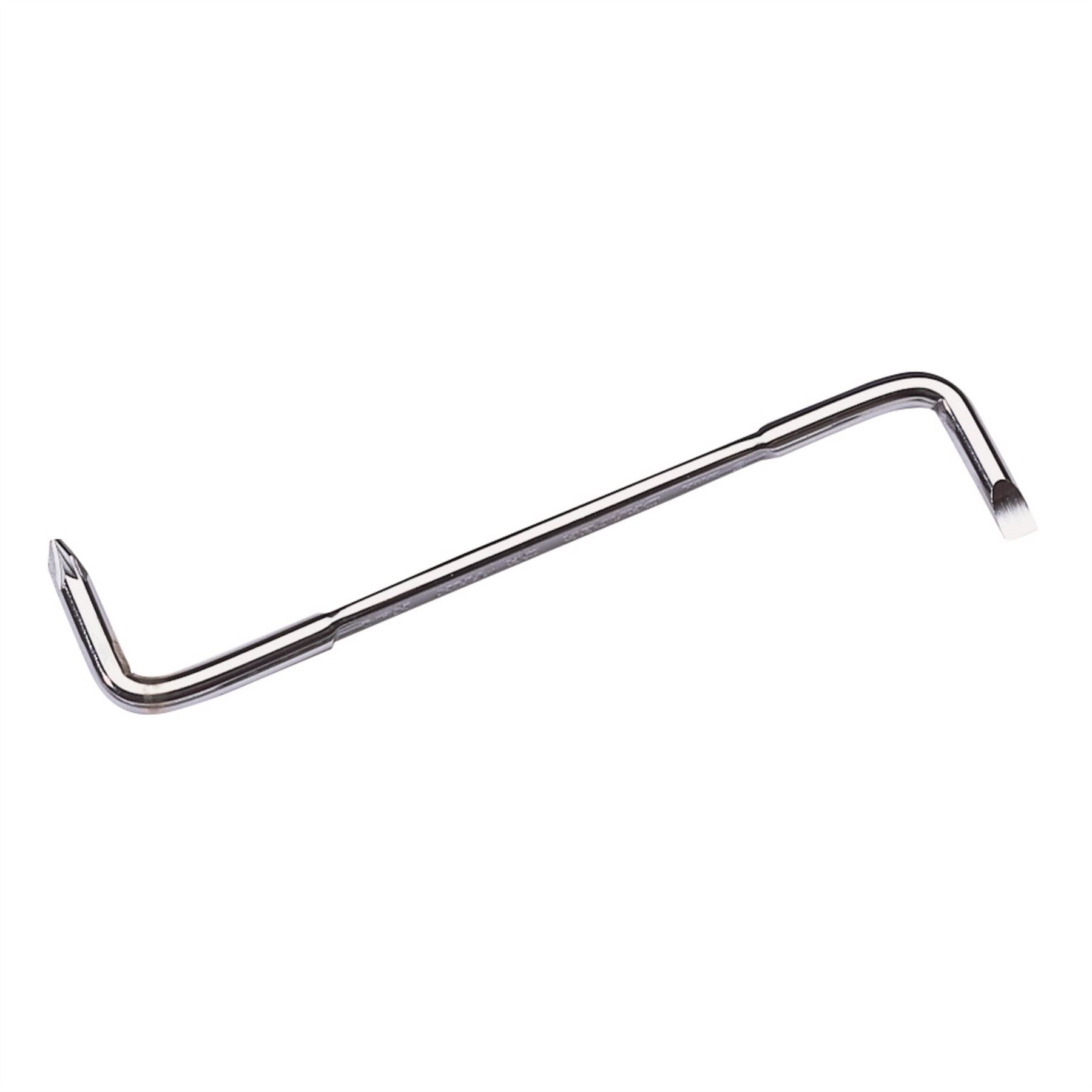 Draper 30847 Plain Slot PZ Type Angled Screwdriver 5mm No.1 x 125mm Draper