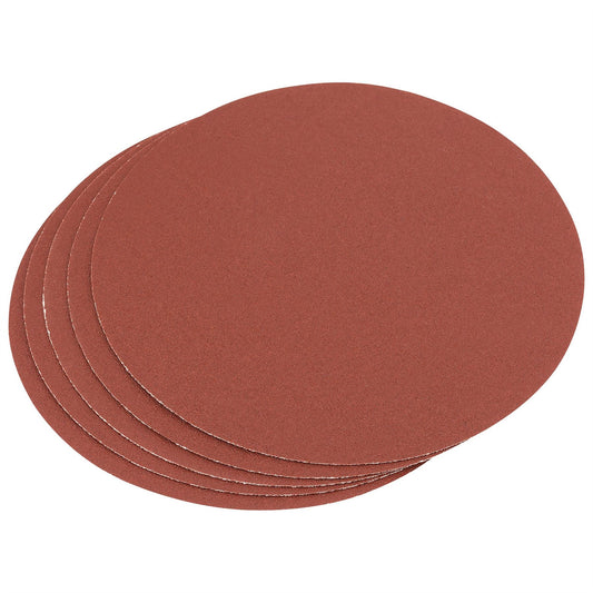 Draper 83863 Aluminium Oxide Sanding Discs 150mm 100 Grit Pack of 5 Draper