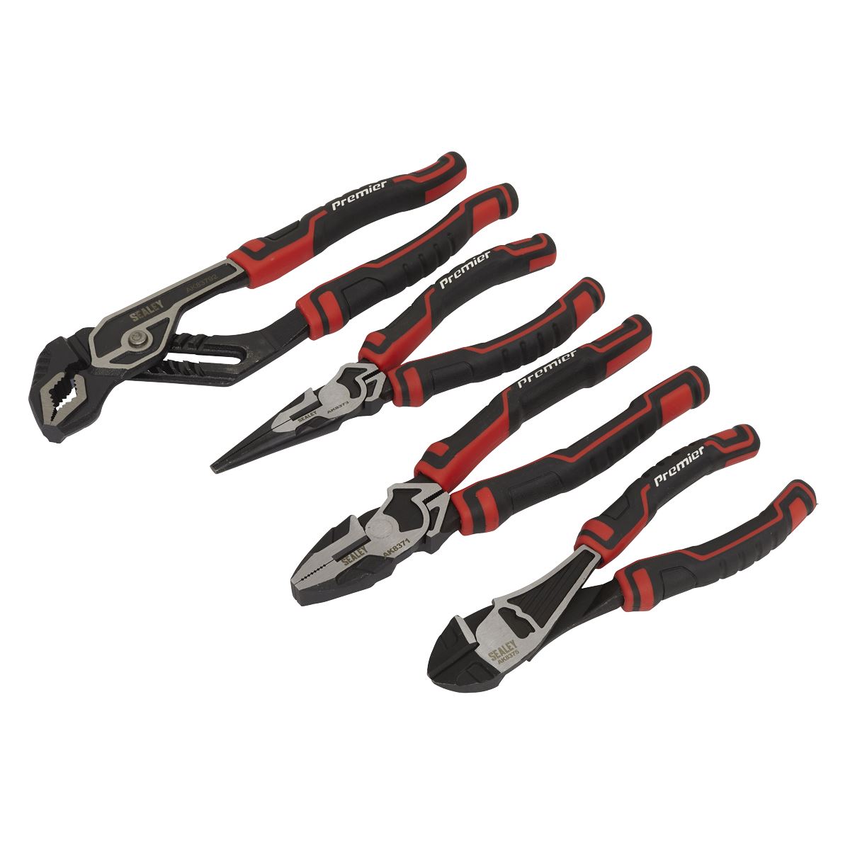 Sealey AK8378 Pliers Set High Leverage 4pc Sealey