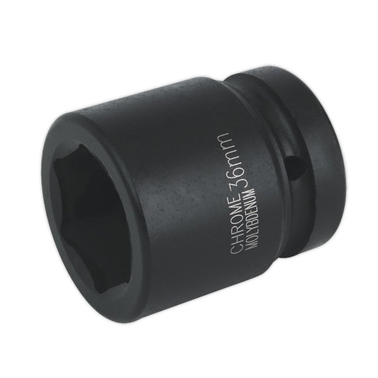 Sealey IS136 Impact Socket 36mm 1"Sq Drive Sealey