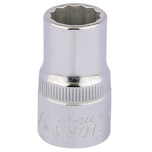 Elora 24814 Whitworth Bi-Hexagon Socket 1/2" Sq. Dr. 1/4" Elora