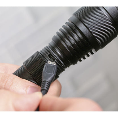 Sealey LED449 Aluminium Torch 10W SMD LED Adjustable Focus Rechargeable Sealey