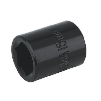 Sealey IS3815 Impact Socket 15mm 3/8"Sq Drive Sealey