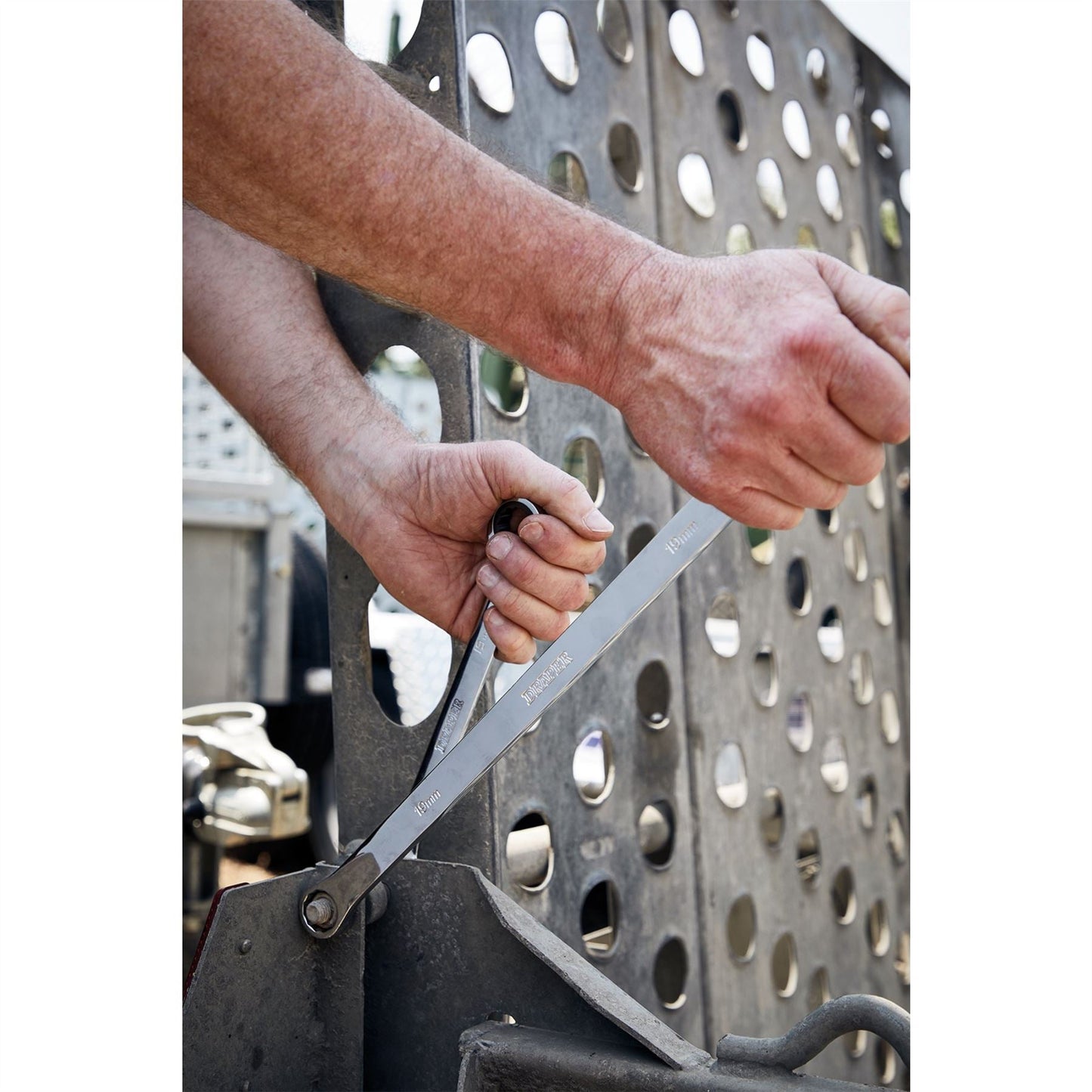 Draper 27778 HI-TORQ® Metric Extra-Long Double Ring Ratchet Spanner Set 7 Piece Draper