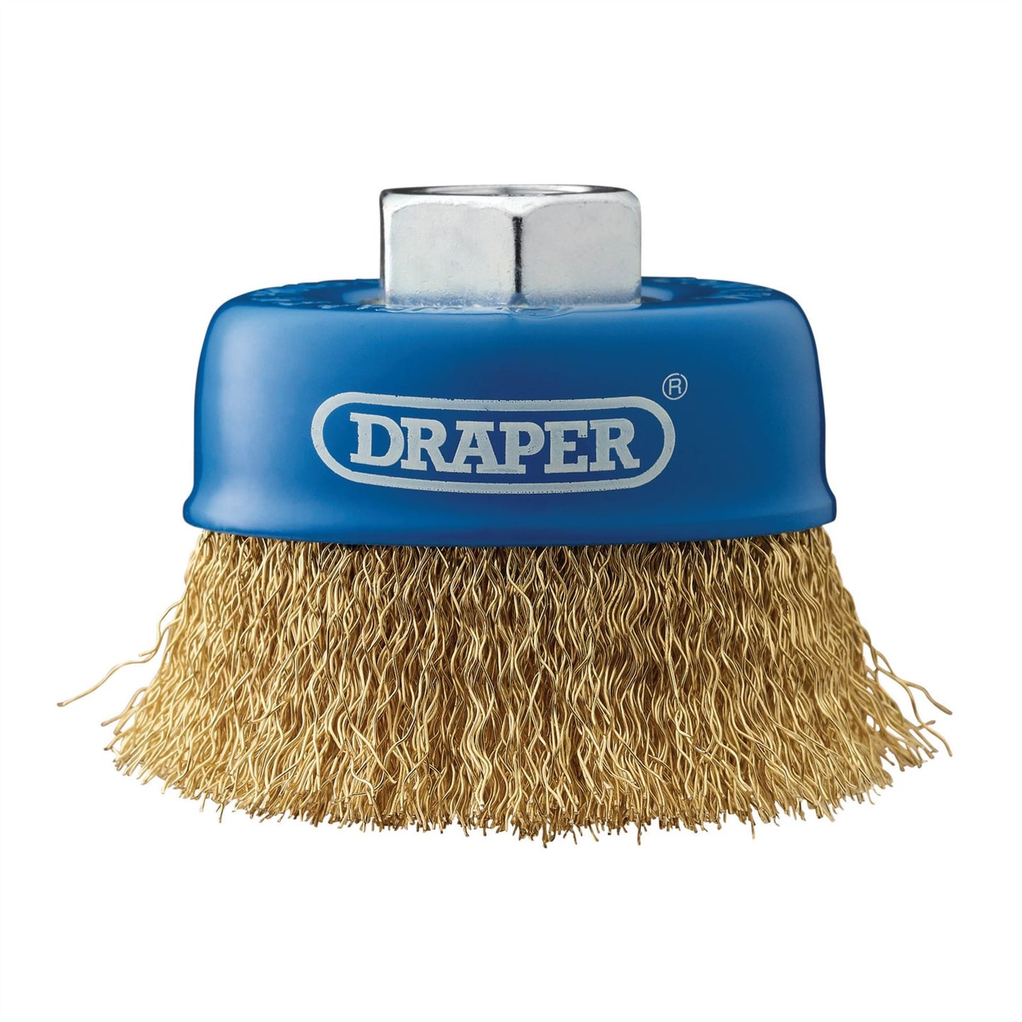 Draper 41444 Brassed Steel Crimped Wire Cup Brush 75mm M14 Draper