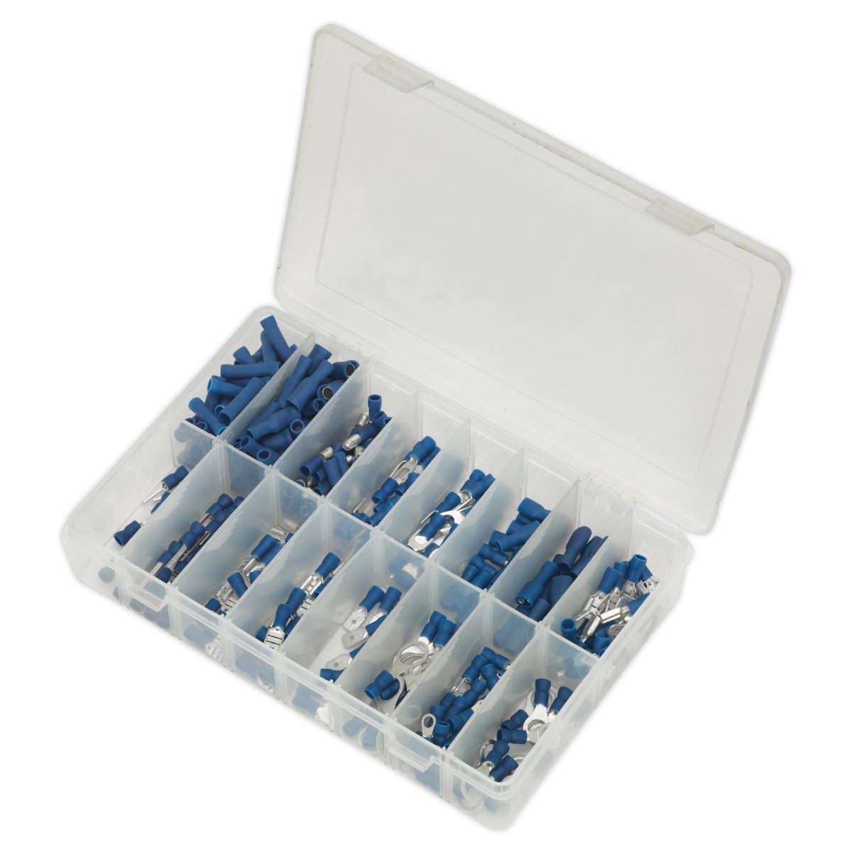 Sealey AB040BT Crimp Terminal Assortment 280pc Blue Sealey