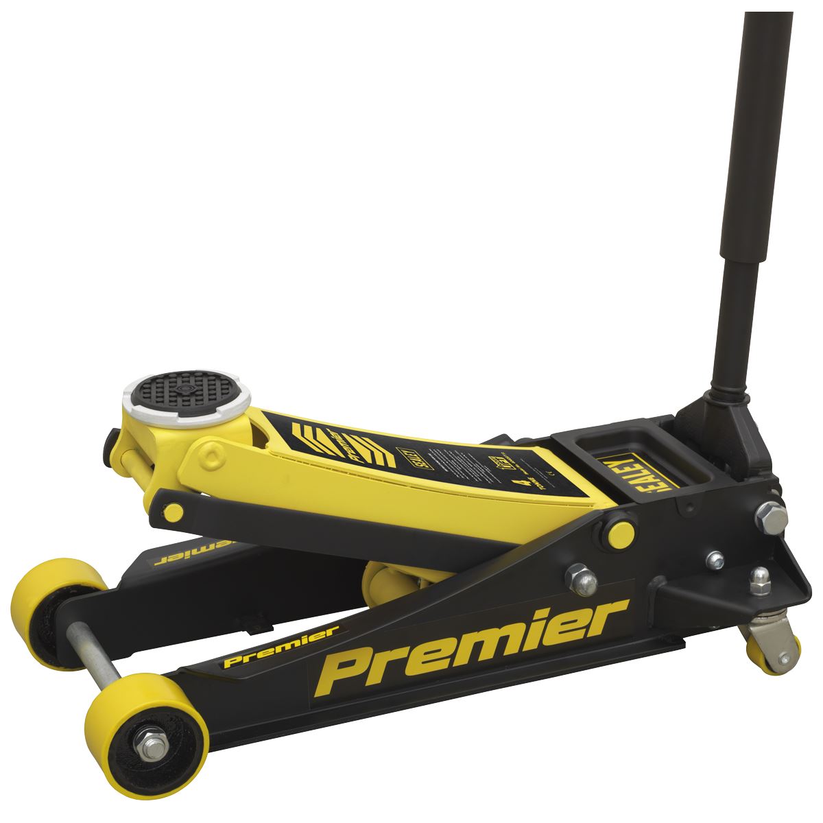 Sealey 4040AY Premier Low Profile Trolley Jack with Rocket Lift 4 Tonne - Yellow Sealey