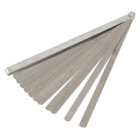 Sealey VS516 Feeler Gauge 25 Blade - Dual Marked 300mm Sealey