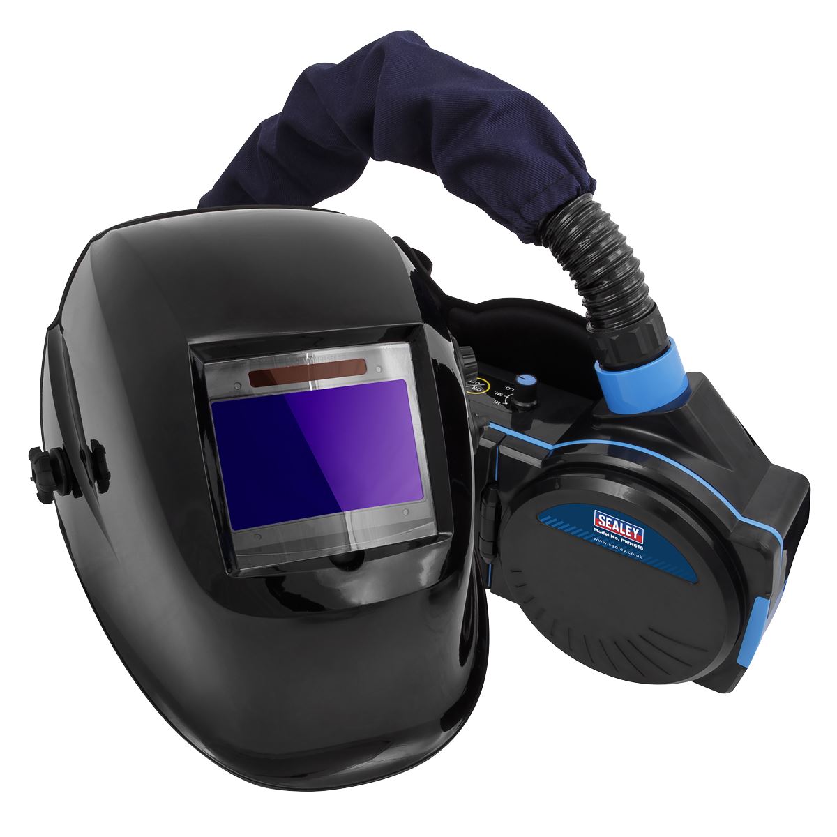Sealey PWH616 Welding Helmet with TH1 Powered Air Purifying Respirator (PAPR) Auto Darkening Sealey