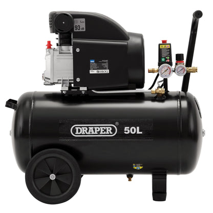 Draper 24981 50L Direct Drive Air Compressor 1.5kW/2hp Draper