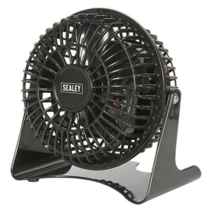 Sealey SFF04 Desk Fan Mini 4" 230V Sealey