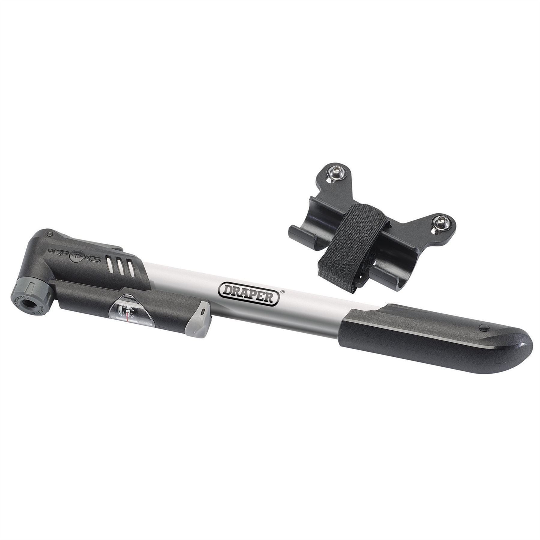 Draper 57379 Dual Connector Bicycle Hand Pump Draper