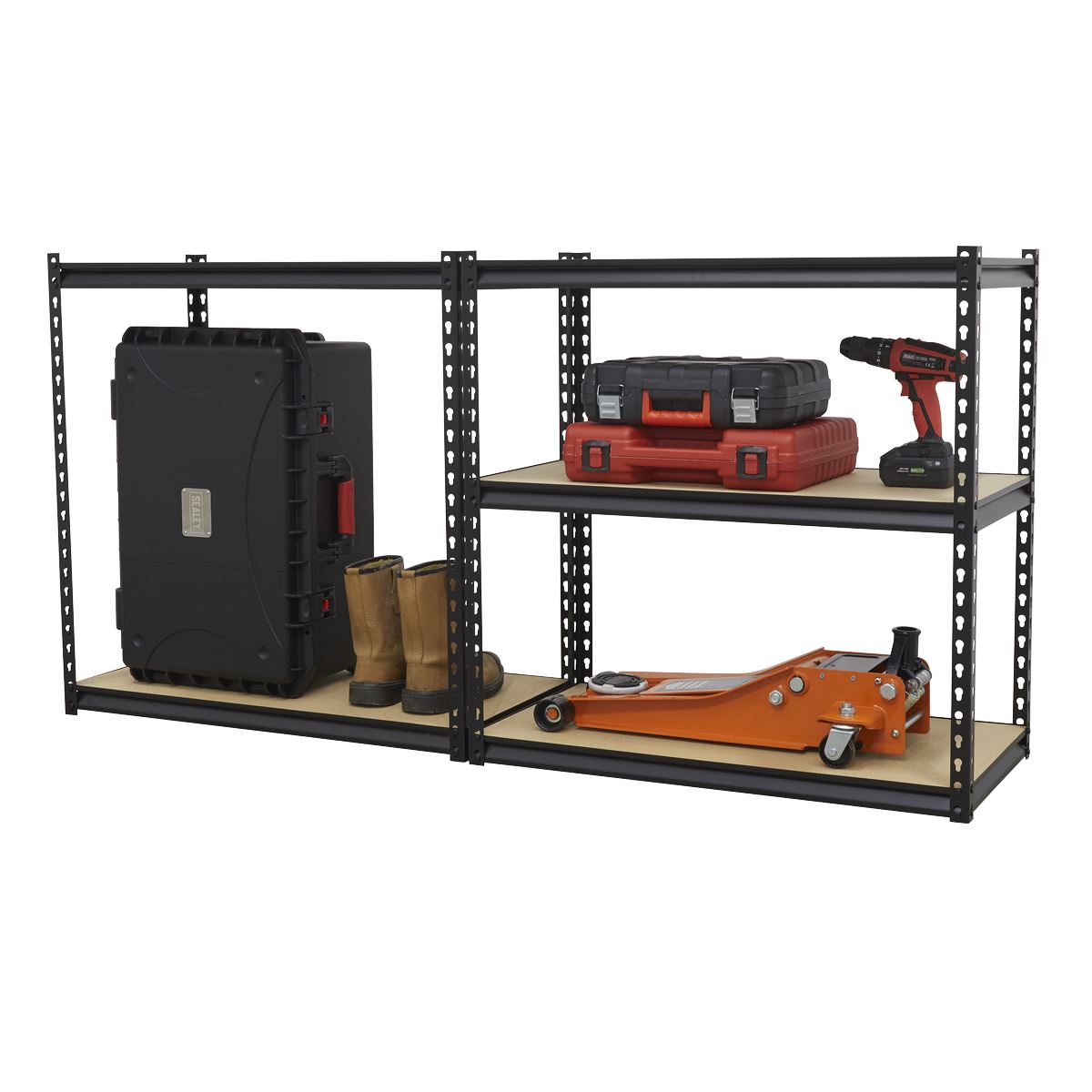 Sealey AP900R Racking Unit with 5 Shelves 340kg Capacity Per Level Sealey