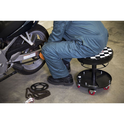 Sealey SCR15 Pneumatic Mechanic's Seat Sealey