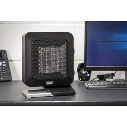 Sealey CH2013 Ceramic Fan Heater 1400W/230V 2 Heat Settings Sealey