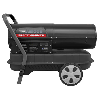 Sealey AB1008 Space Warmer® Kerosene/Diesel Heater 100000Btu/hr with Wheels Sealey