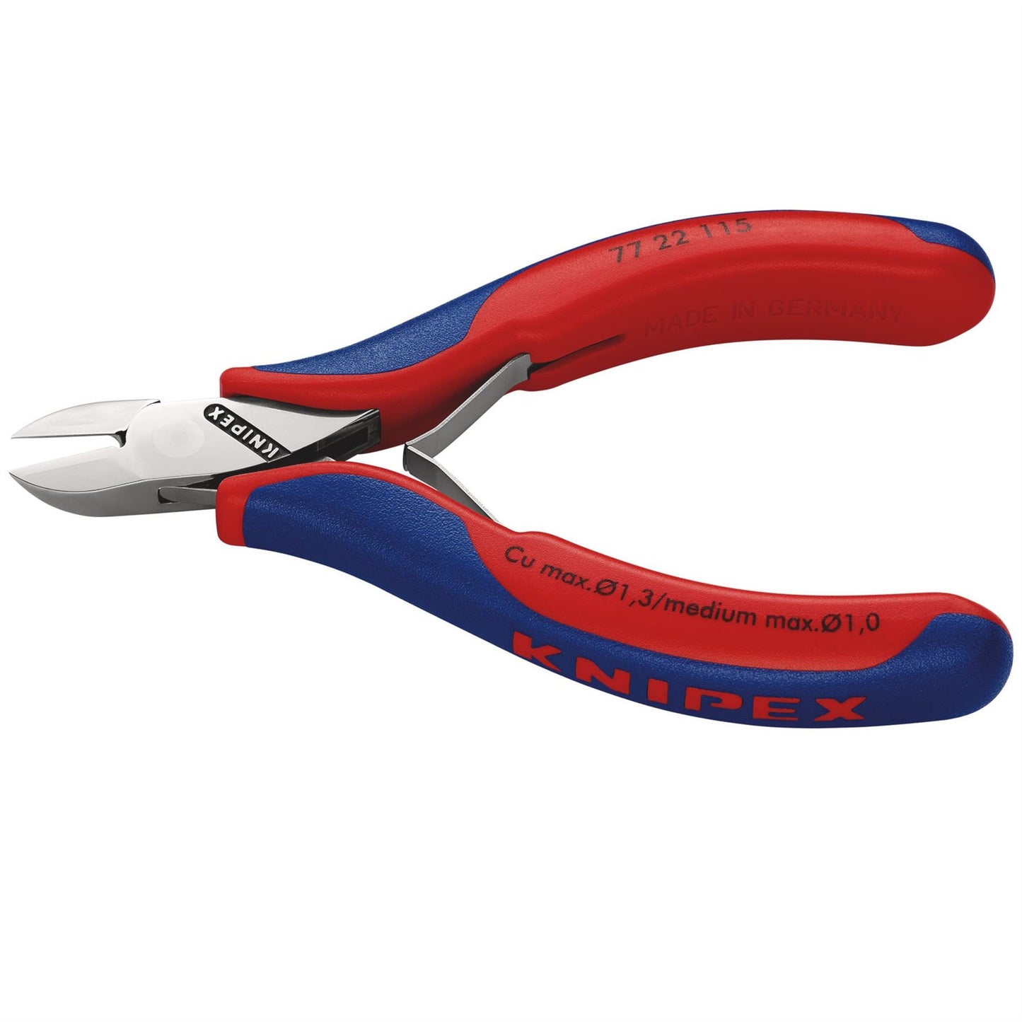 Knipex 27723 77 22 115 Electronics Diagonal Cutter with box joint with multi-component grips 115mm Knipex