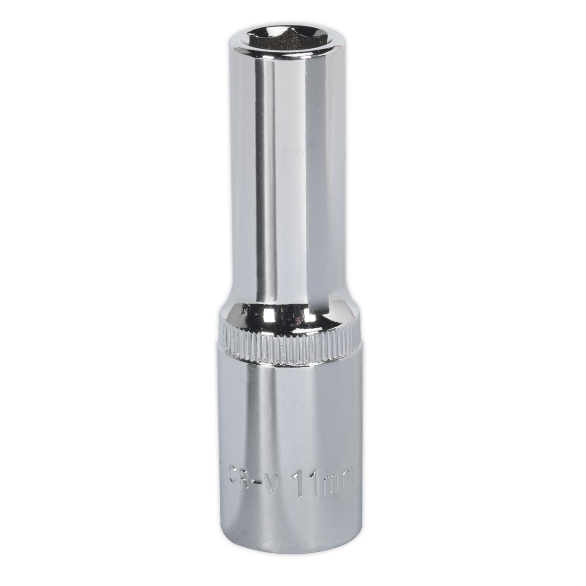 Sealey SP1211D WallDrive® Socket 11mm Deep 1/2"Sq Drive Fully Polished Sealey
