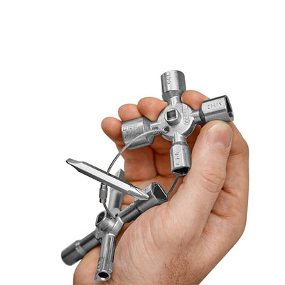 Knipex 23608 00 11 01 TwinKey® Control Cabinet Key for all standard cabinets and shut-off systems 92mm Knipex