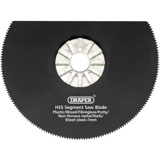 Draper 26072 HSS Segment Saw Blade 88mm Diameter 18tpi Draper