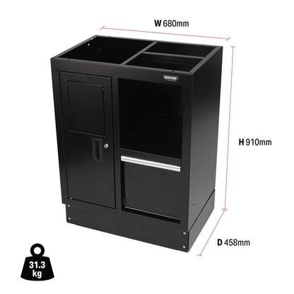 Draper 33161 BUNKER® Modular Multi-Function Floor Cabinet 680mm Draper