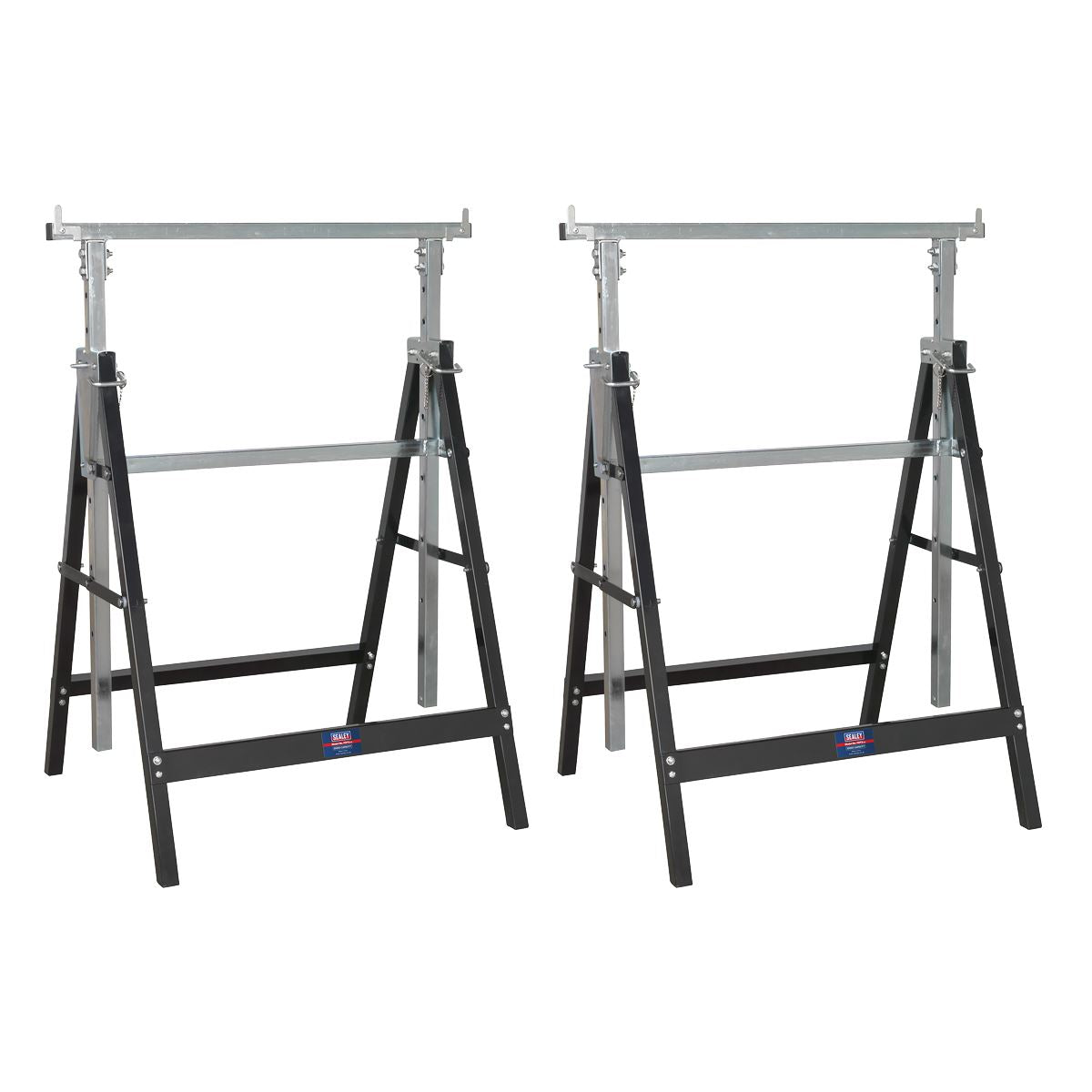 Sealey FDT32 Fold Down Telescopic Trestle - 200kg Capacity - Pair Sealey