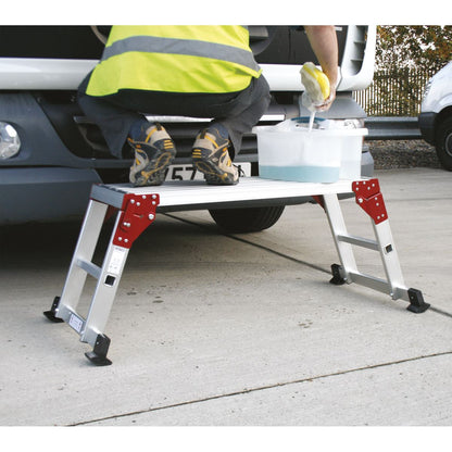 Sealey APS2 Aluminium Folding Platform 2-Tread EN 131-4 Sealey