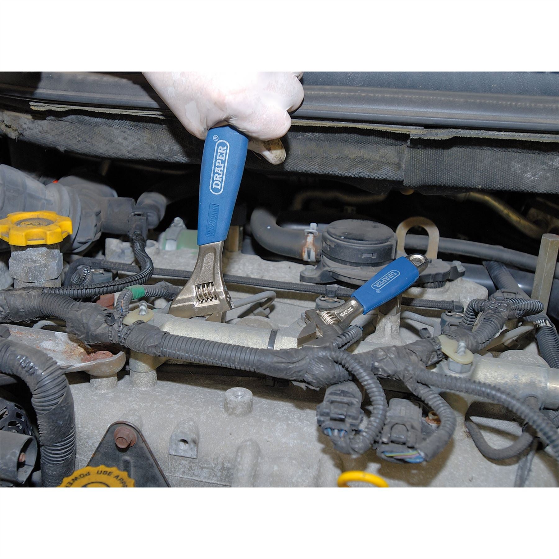 Draper 88598 Crescent-Type Adjustable Wrench Set 3 Piece Draper