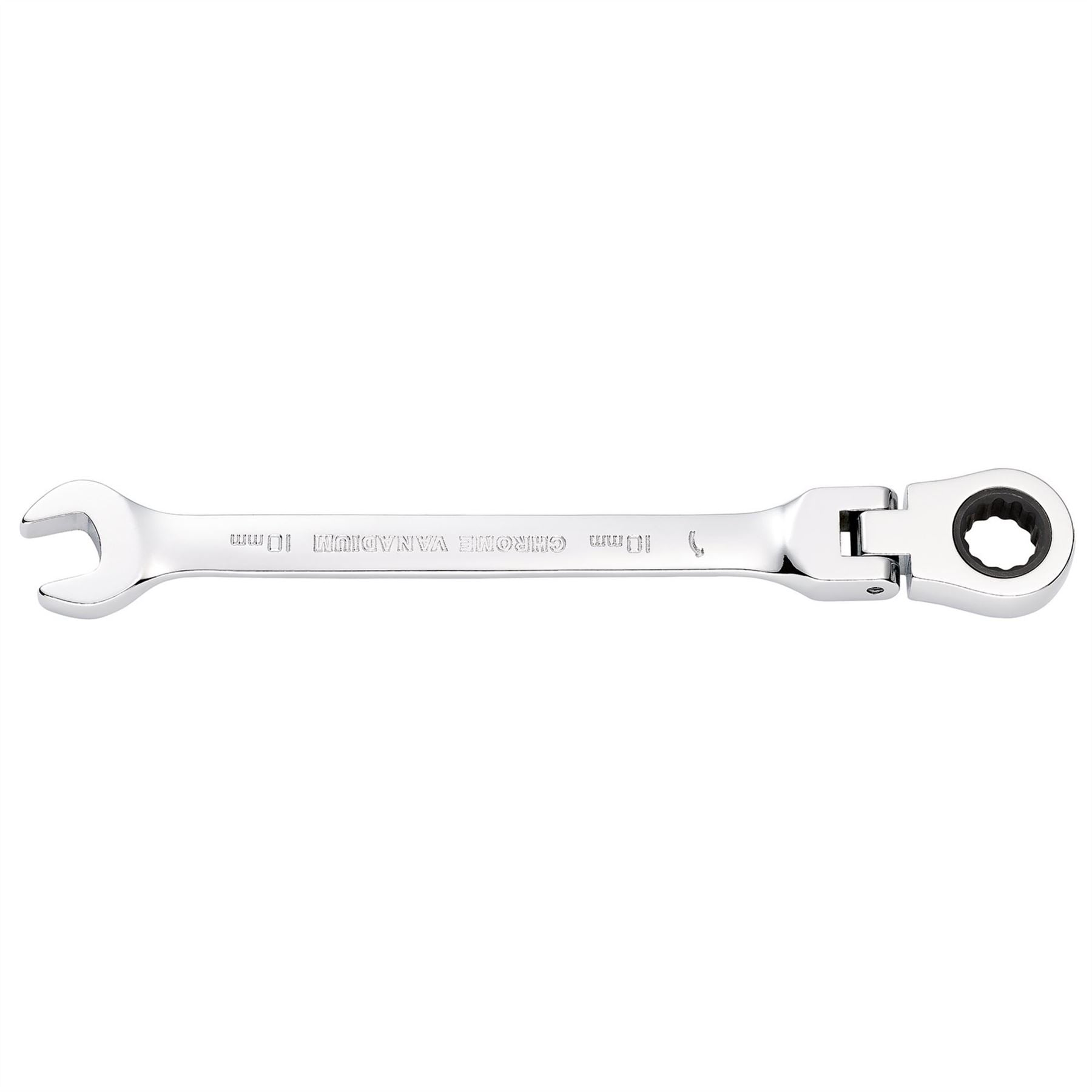 Draper 52011 HI-TORQ® Metric Flexible Head Ratcheting Combination Spanner 10mm Draper