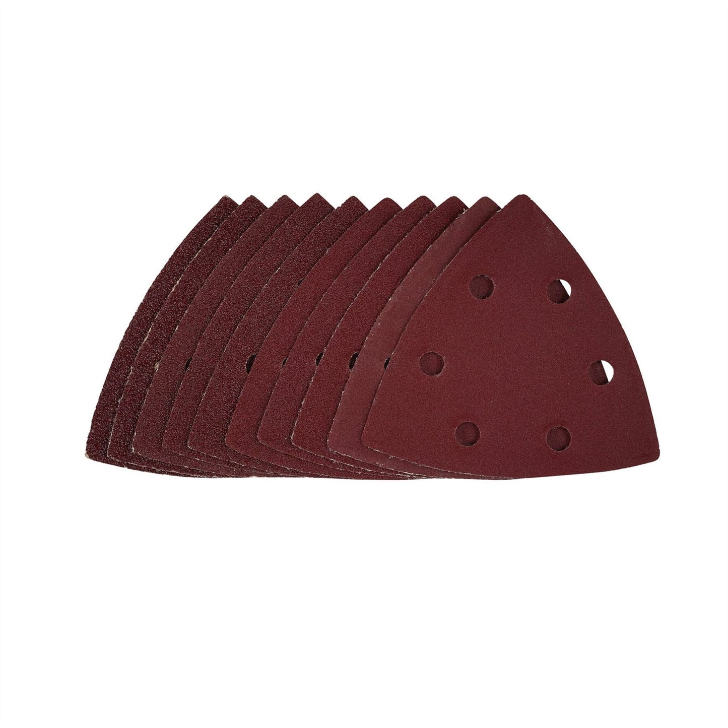 Draper 42104 Delta Sanding Sheets with Hook and Loop 93mm Assorted Grit Pack of 10 Draper