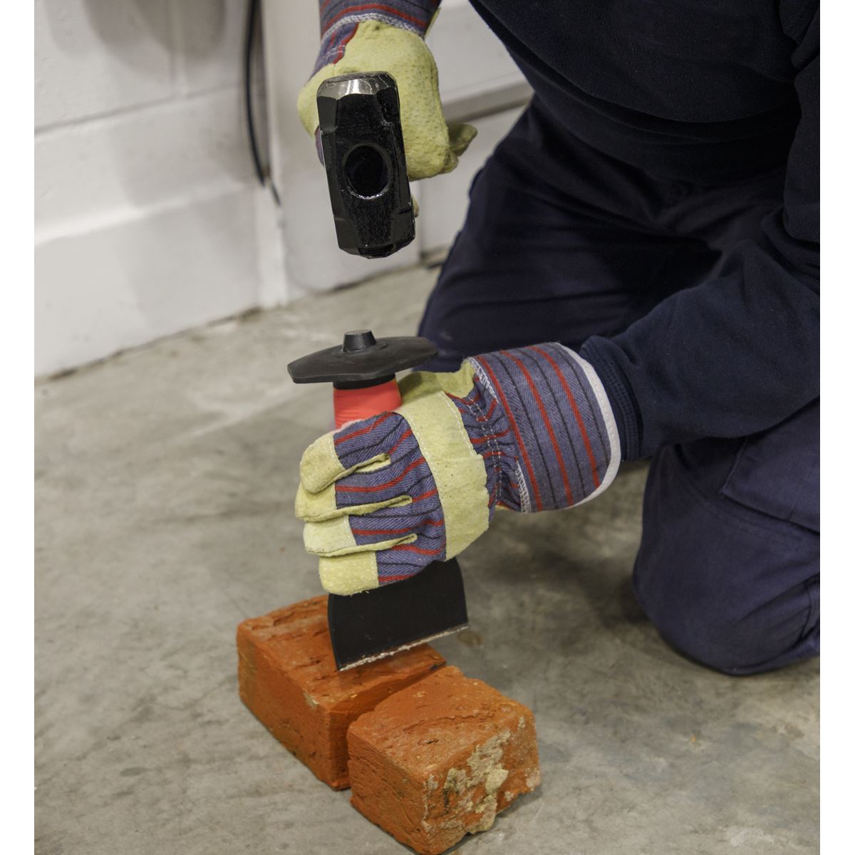 Sealey BB03G Brick Bolster with Grip 100 x 225mm Sealey