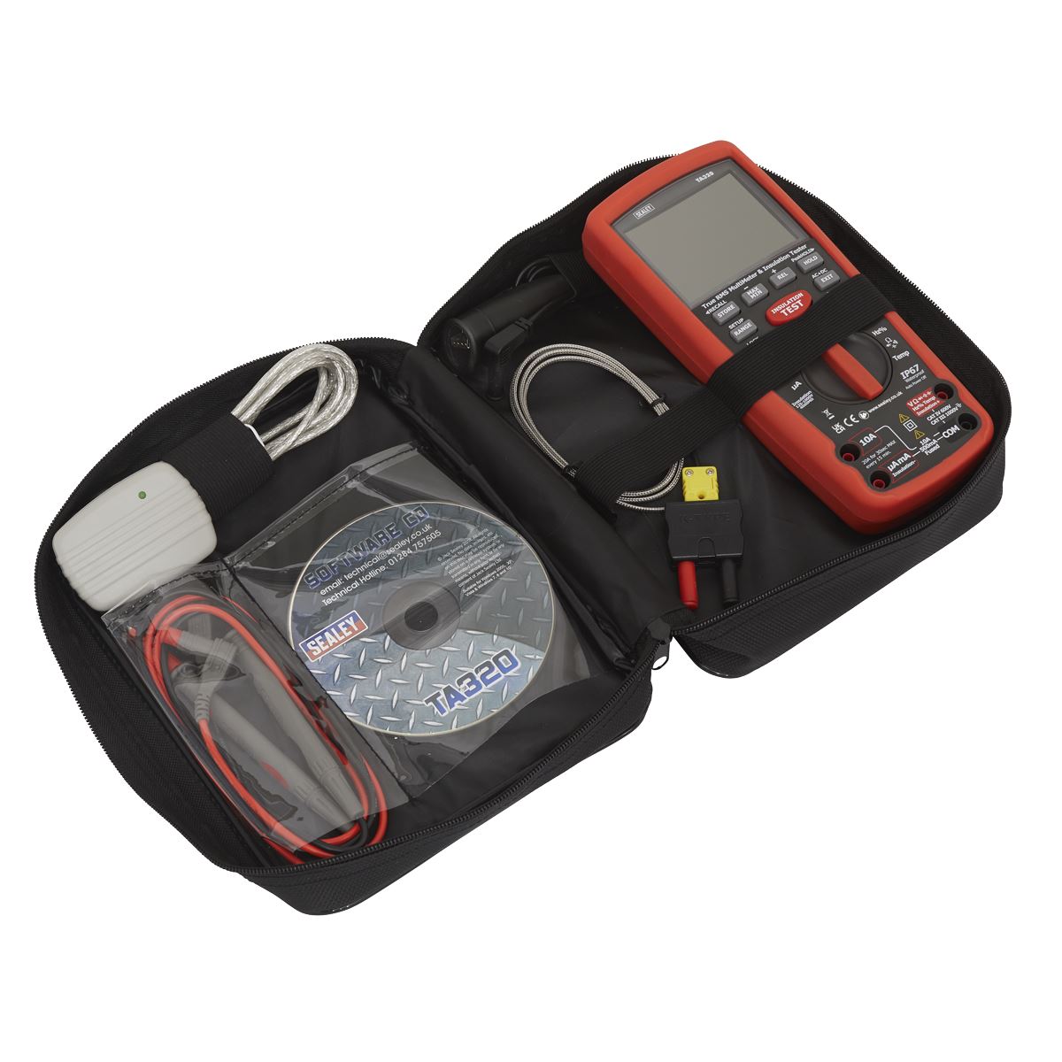 Sealey TA320 Digital Automotive Analyser/Insulation Tester - Hybrid/Electric Vehicles Sealey