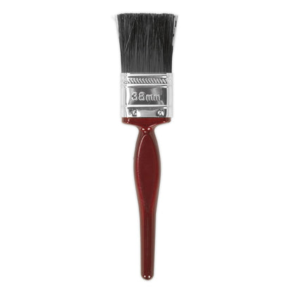 Sealey SPB38S Pure Bristle Paint Brush 38mm Pack of 10 Sealey