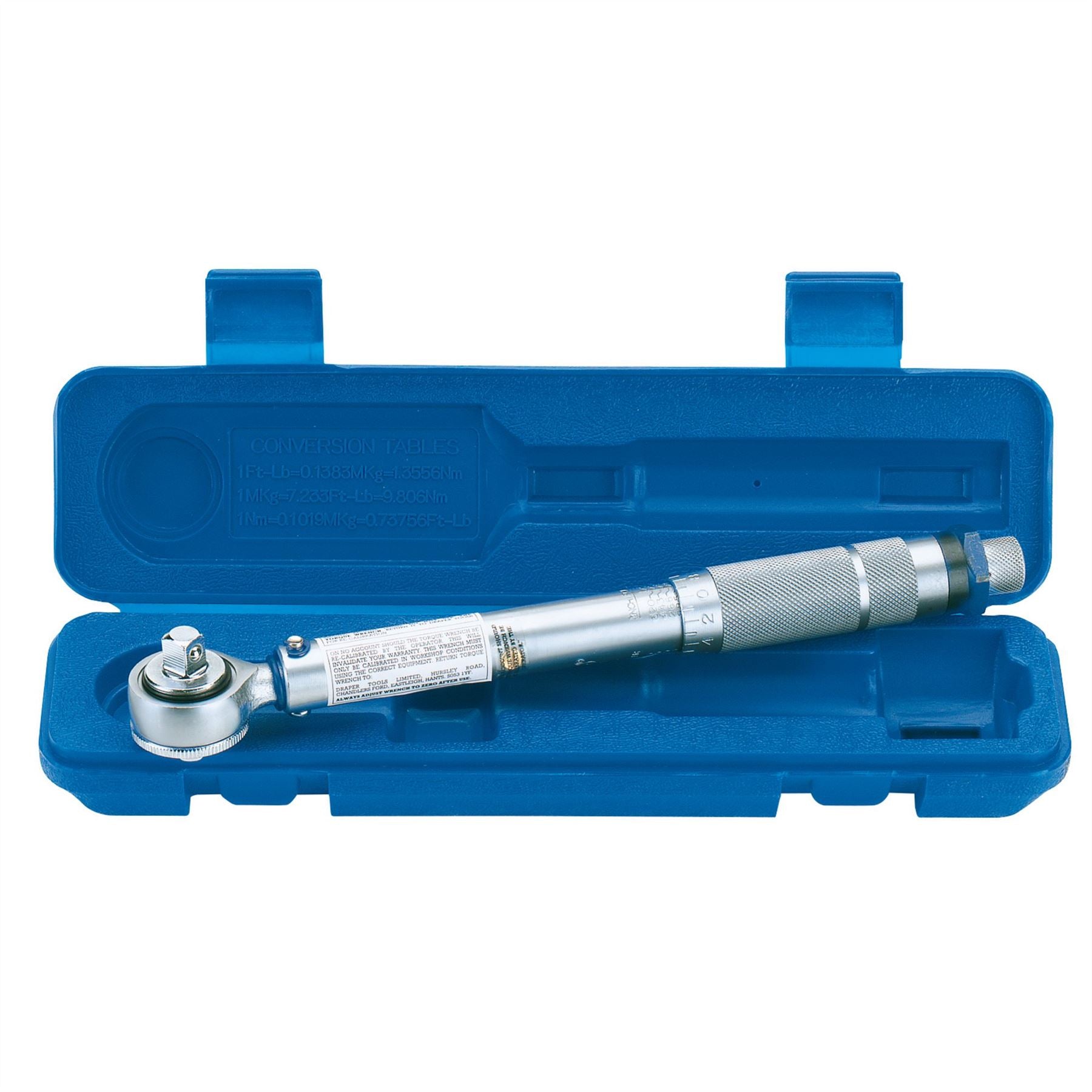 Draper 34570 Ratchet Torque Wrench 3/8" Sq. Dr. 10 - 80Nm Draper