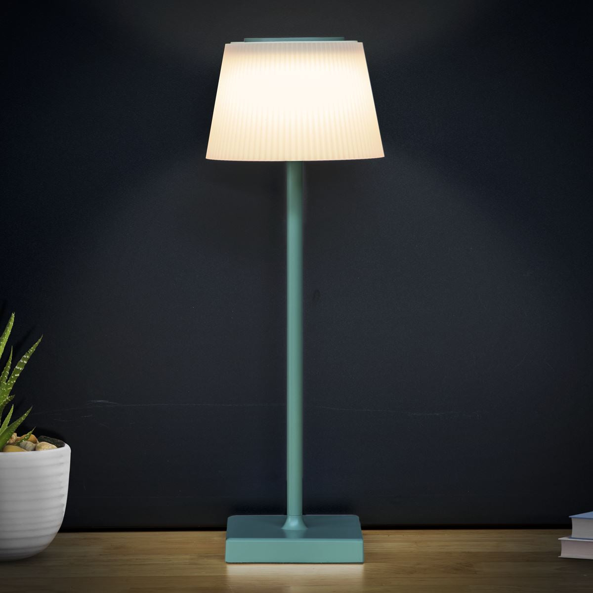 Dellonda DH214 Rechargeable Table Lamp for Home Office Restaurant RGB Colours Sealey
