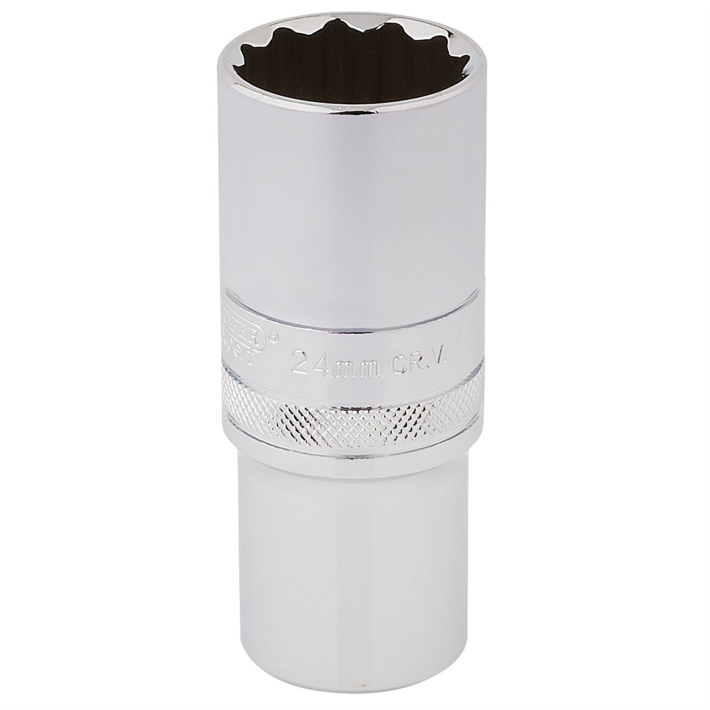 Draper 33802 HI-TORQ® 12 Point Deep Socket 1/2" Sq. Dr. 24mm Draper