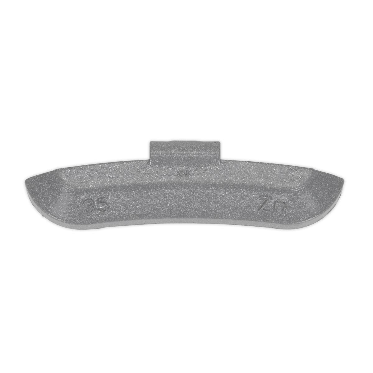 Sealey WWSH35 Wheel Weight 35g Hammer-On Zinc for Steel Wheels Pack of 50 Sealey