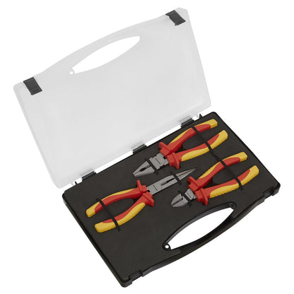 Sealey AK83452 Pliers Set 3pc VDE Approved Sealey