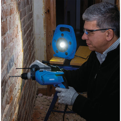 Draper 99294 230V 2-Way Cable Reel with LED Work Light 10m Draper