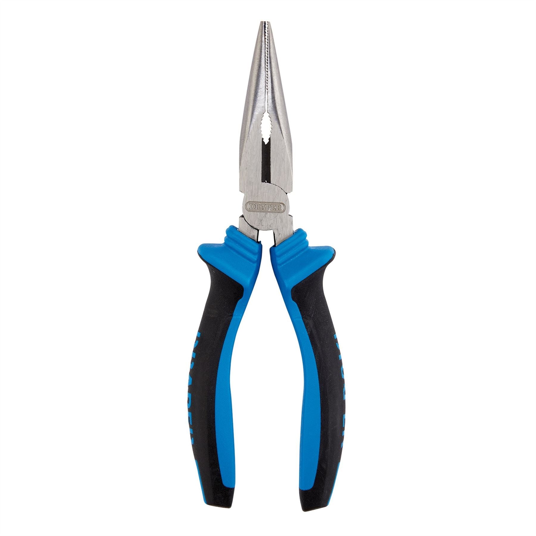 Draper 44141 Soft Grip Long Nose Pliers 160mm Draper