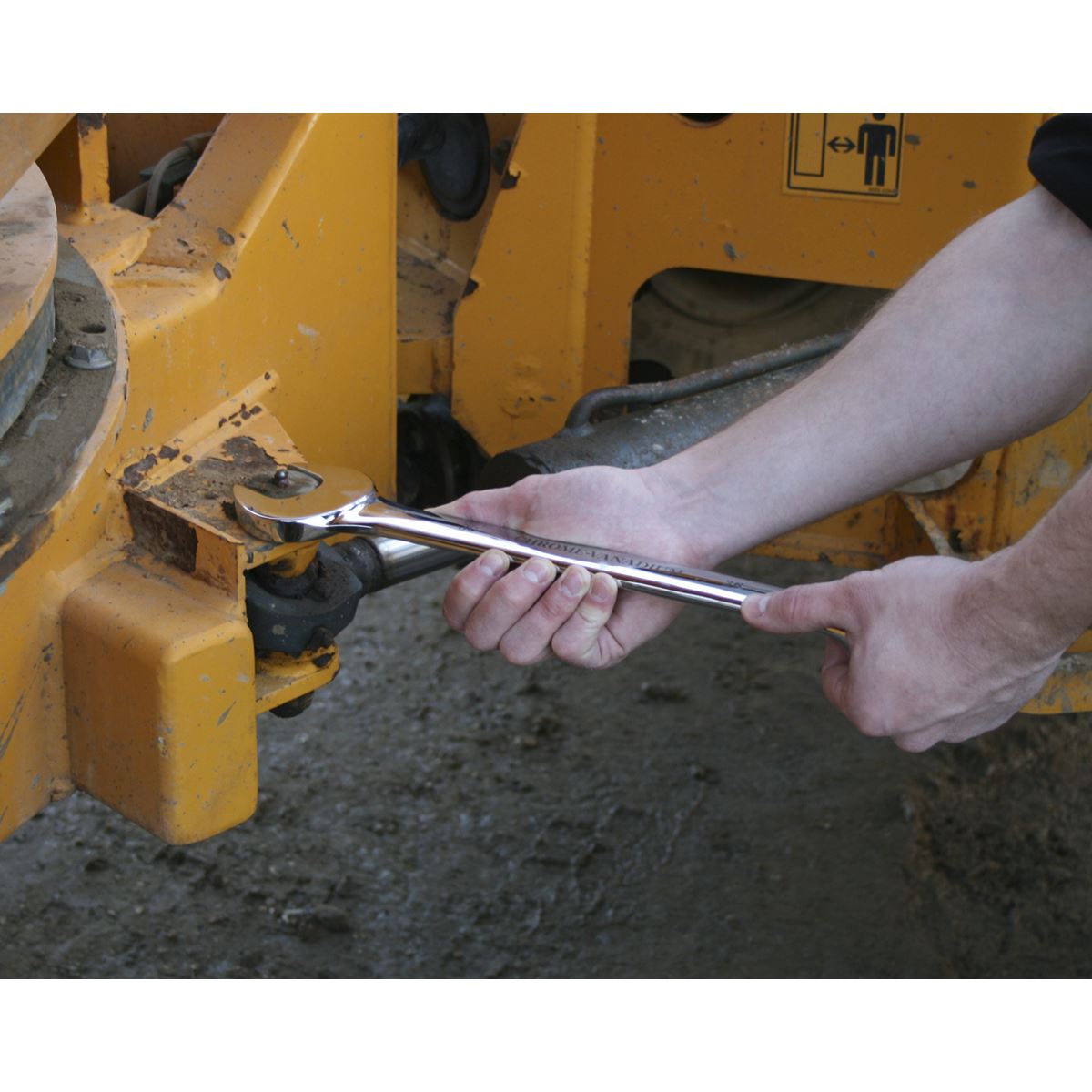 Sealey AK6324 Combination Spanner Set 6pc Super Jumbo Metric Sealey