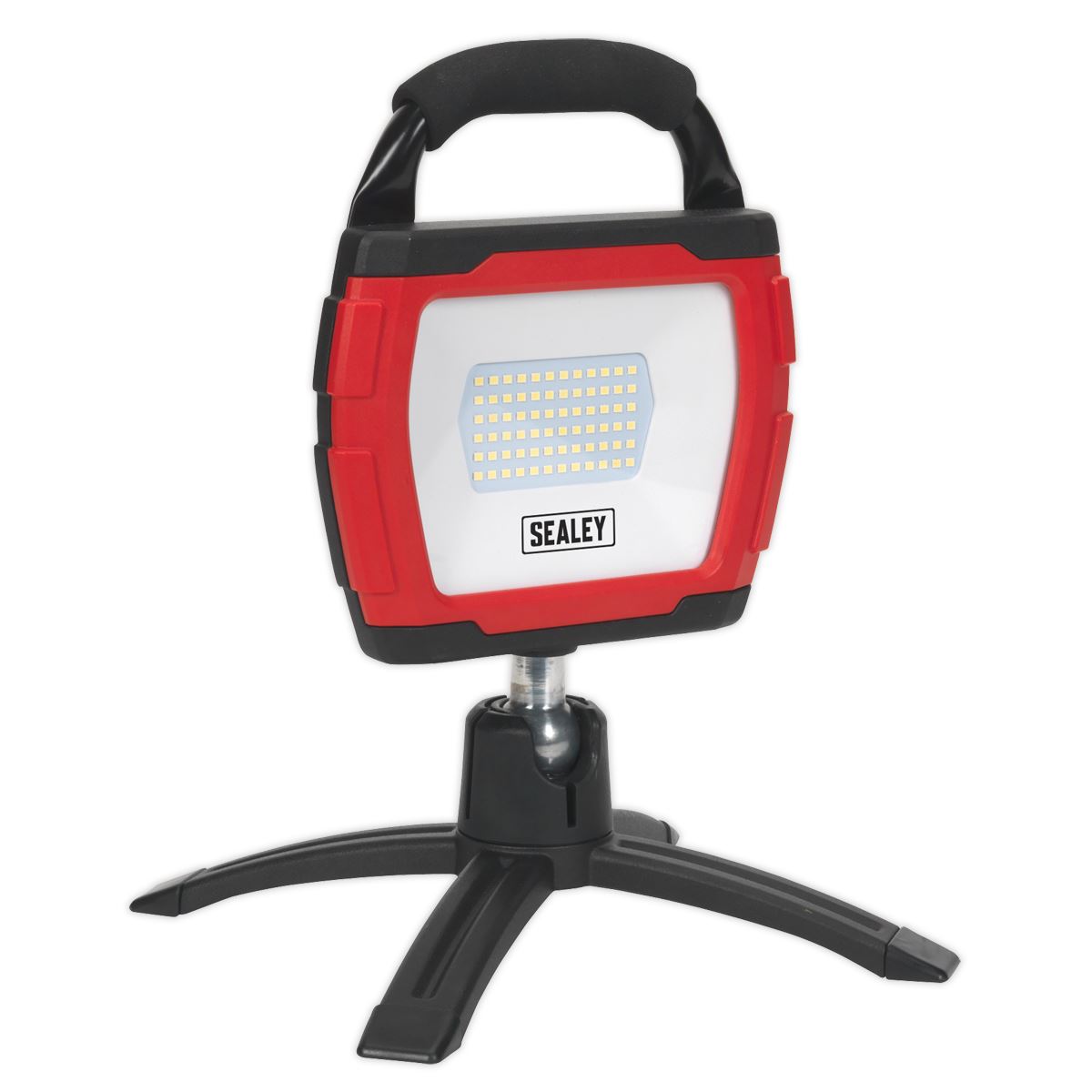 Sealey LED360FR Rechargeable 360° Floodlight 36W SMD LED Portable Red Lithium-ion Sealey