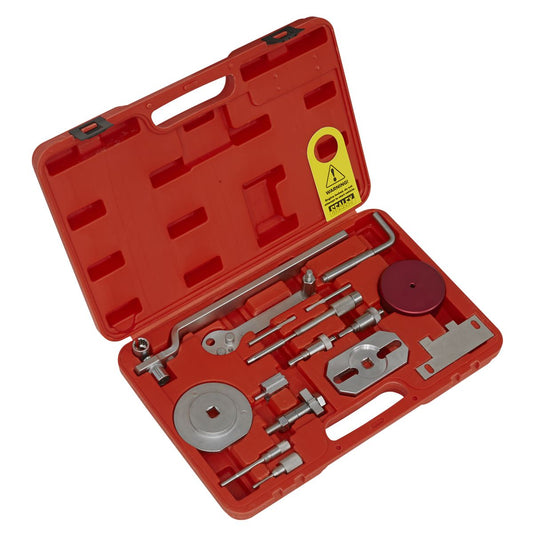 Sealey VSE5036 Diesel Engine Timing Tool Kit for Fiat Ford Iveco PSA - 2.2D 2.3D 3.0D - Belt/Chain Drive Sealey