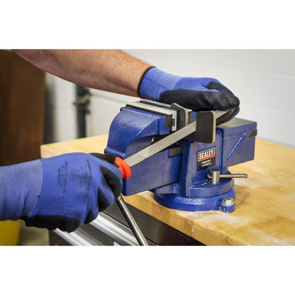 Sealey AK5861 Smooth Cut Half-Round Engineer's File 200mm Sealey