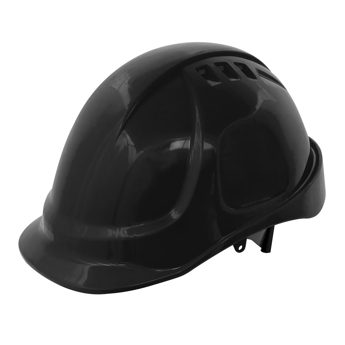 Sealey 502BLK Safety Helmet - Vented (Black) Sealey