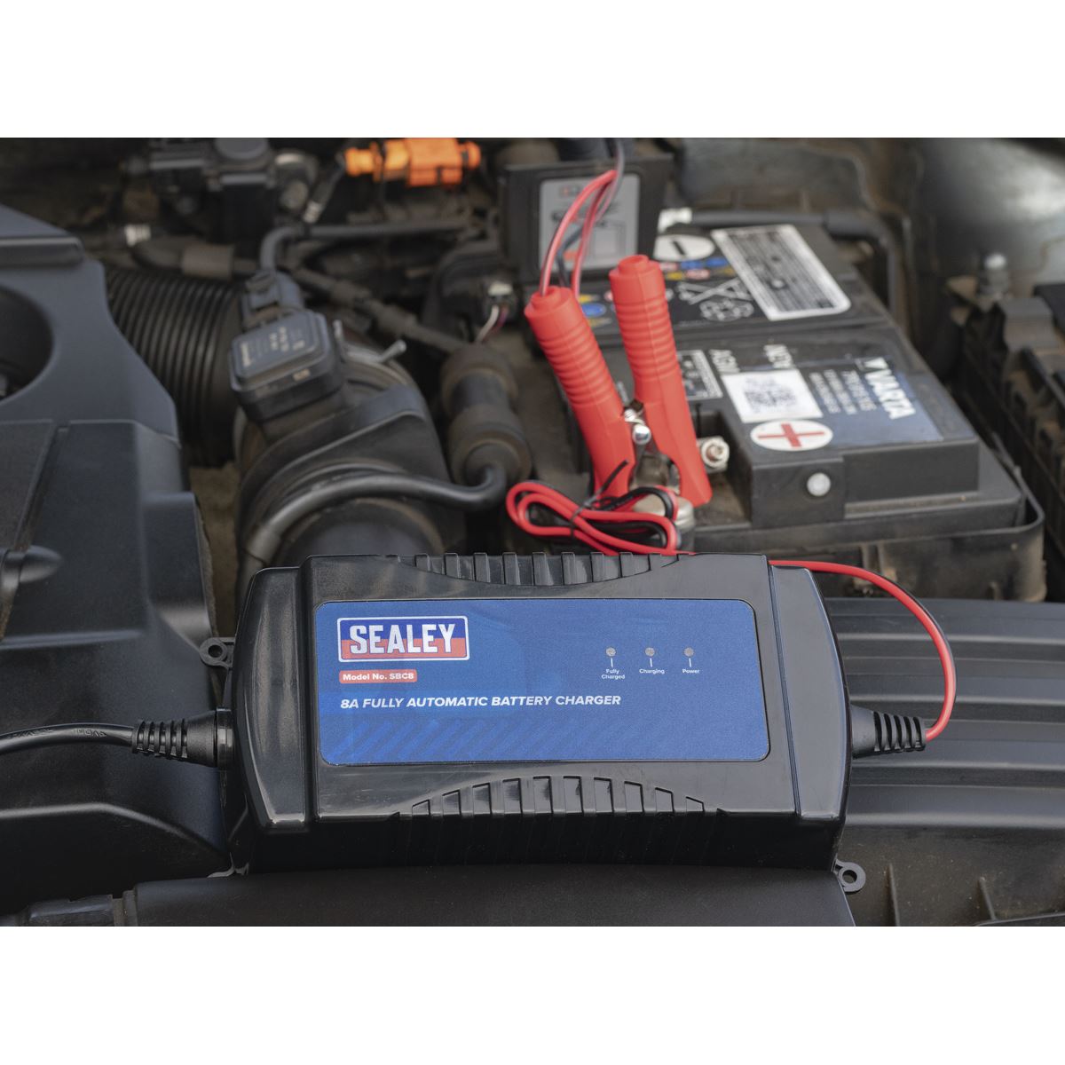 Sealey SBC8 Battery Maintainer Charger 12V 8A Fully Automatic Sealey